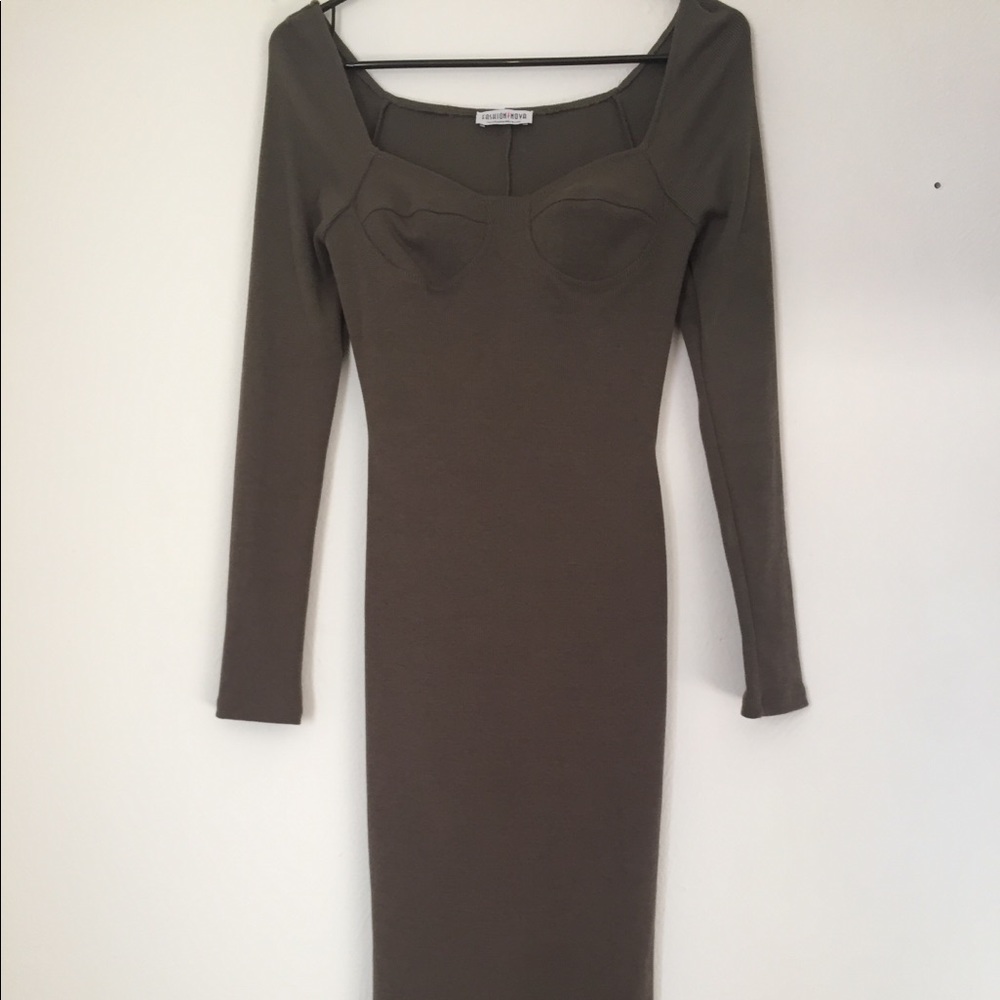 Long Grey Dress